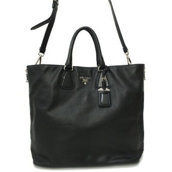 Prada Leather Tote Bag - Picture 1 of 8